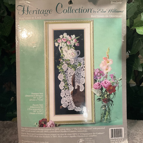 New Vintage Heritage Collection by Elsa Williams Rhythms In Lace 00915 - Picture 1 of 6